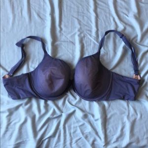 Blue Lightly Lined Bra